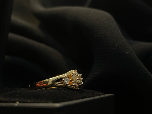 Women's Diamond Gold Ring