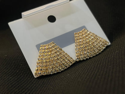 Women's Diamond Gold Earrings