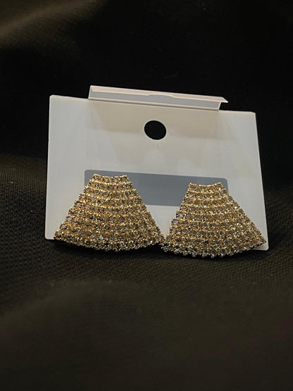 Women's Diamond Gold Earrings