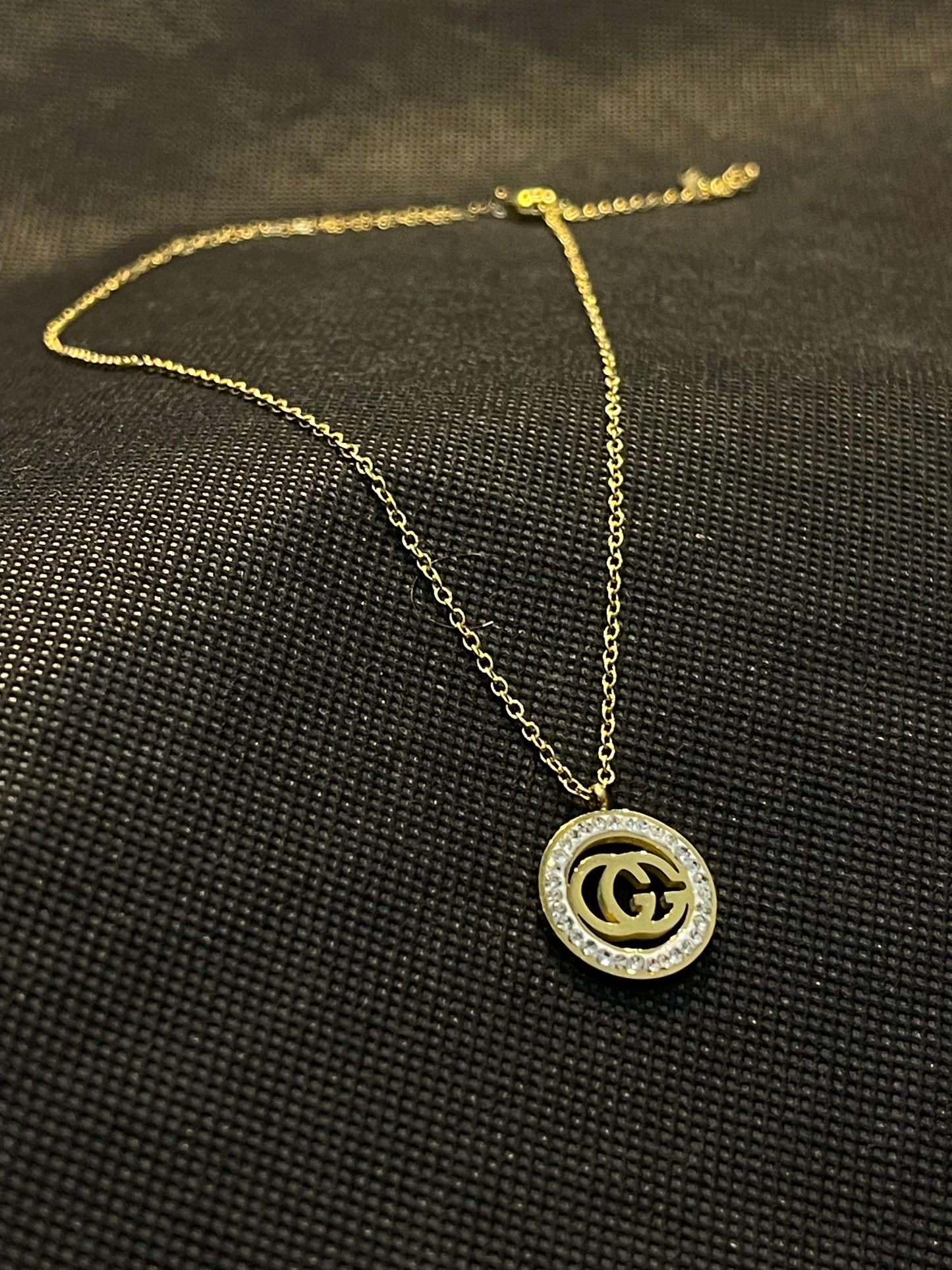 Gold Plated Gucci Pendant Necklace