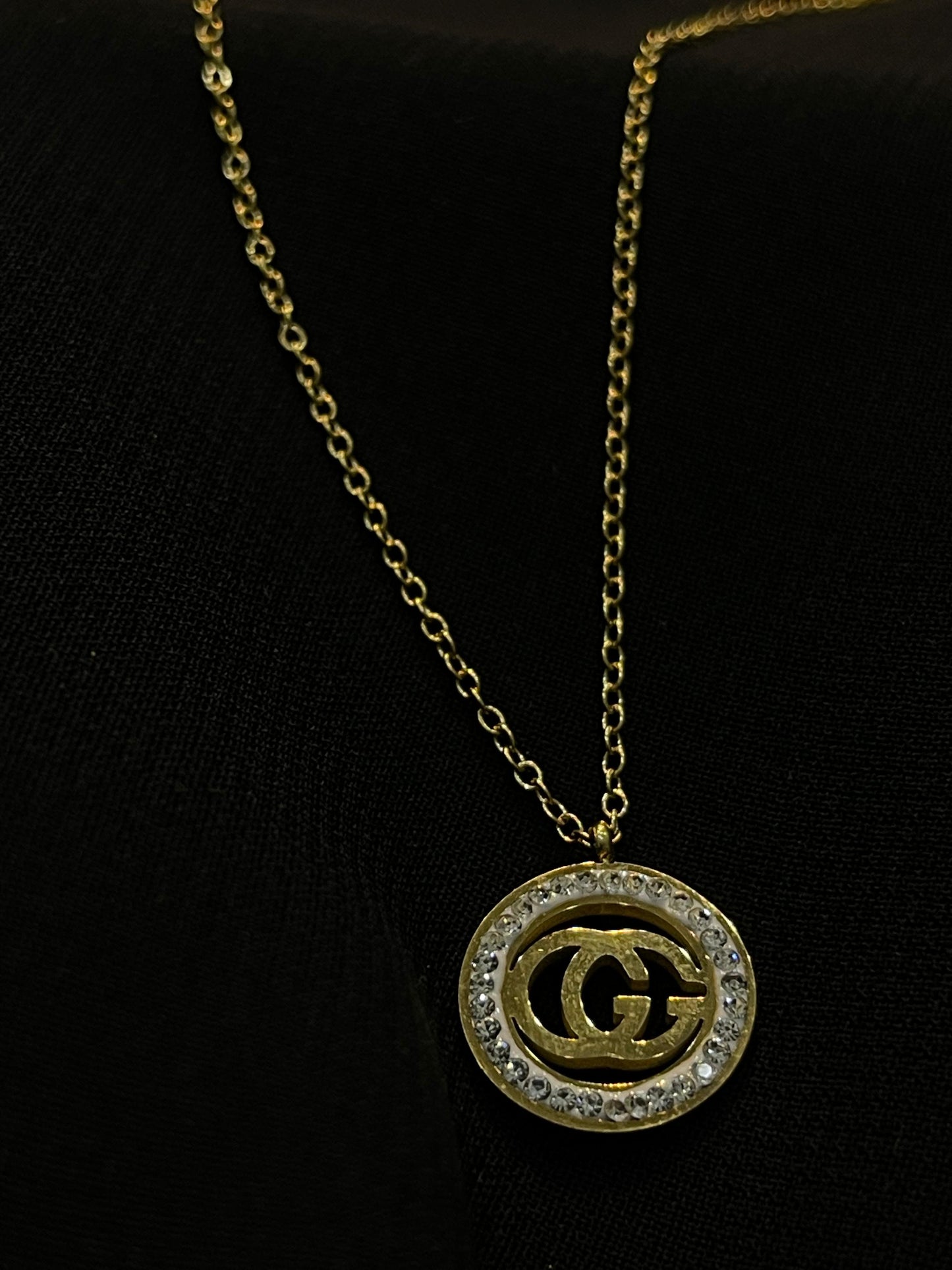 Gold Plated Gucci Pendant Necklace