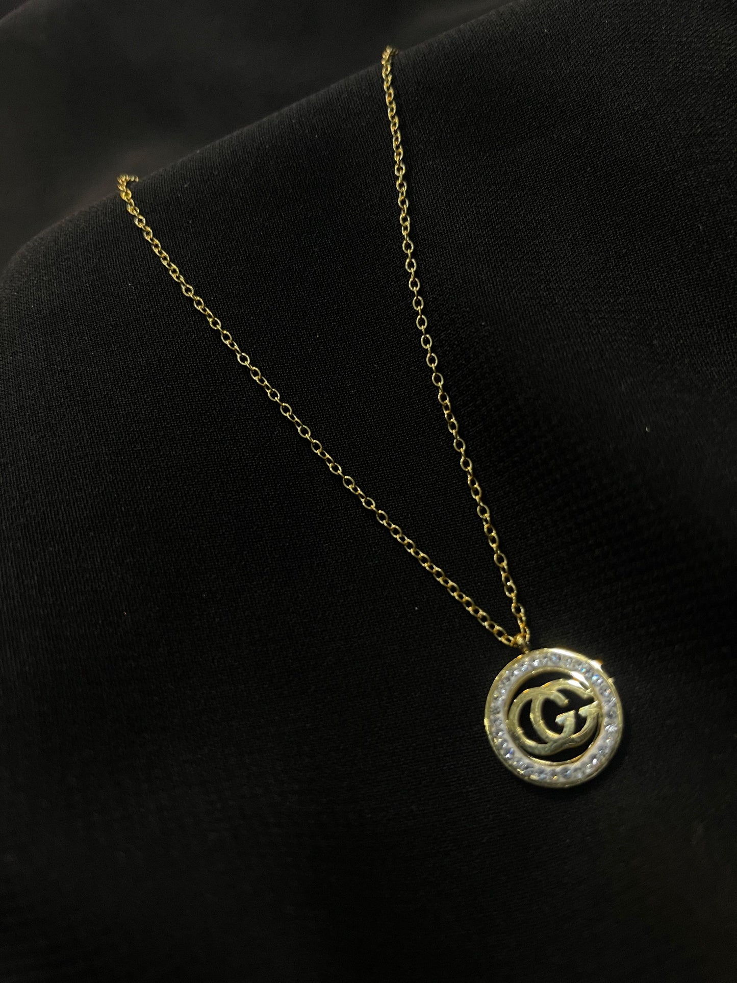 Gold Plated Gucci Pendant Necklace