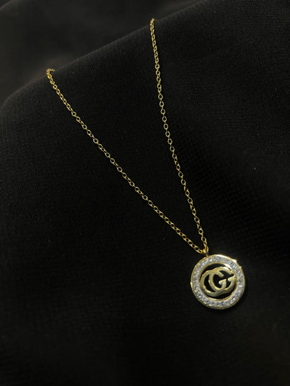 Gold Plated Gucci Pendant Necklace